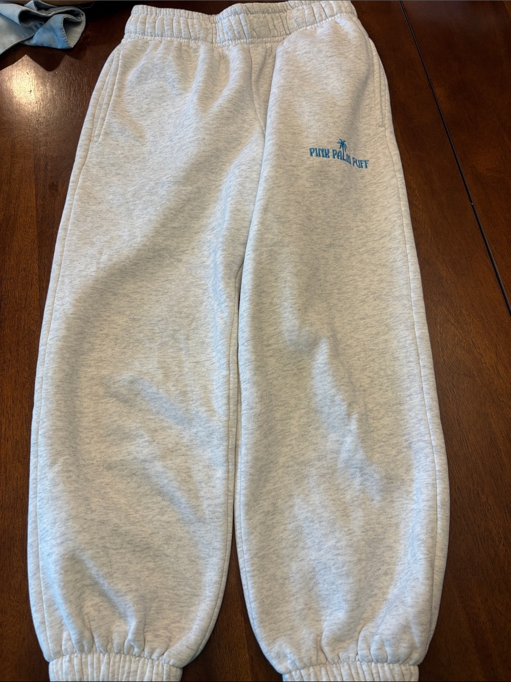 Kids' Light Gray Fleece Sweatpants